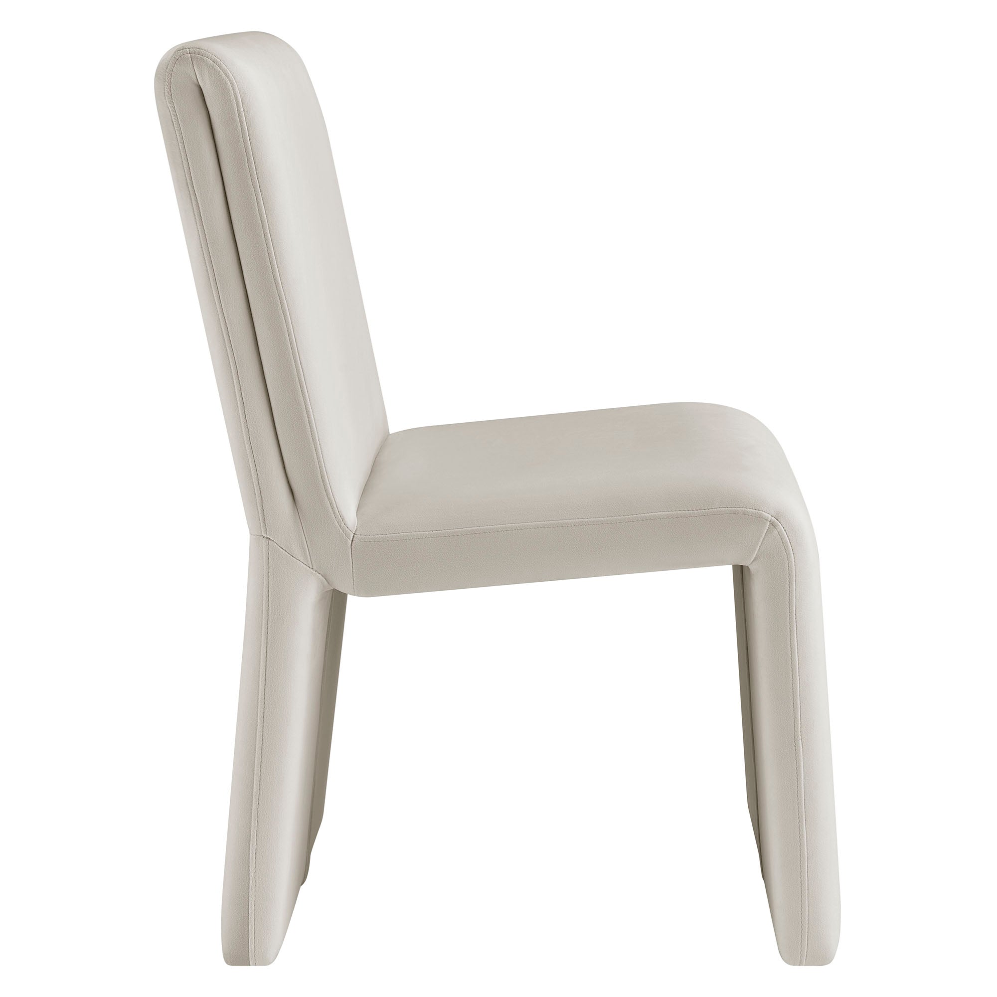 Emory Performance Velvet Dining Side Chair Set of 2 - Alabaster
