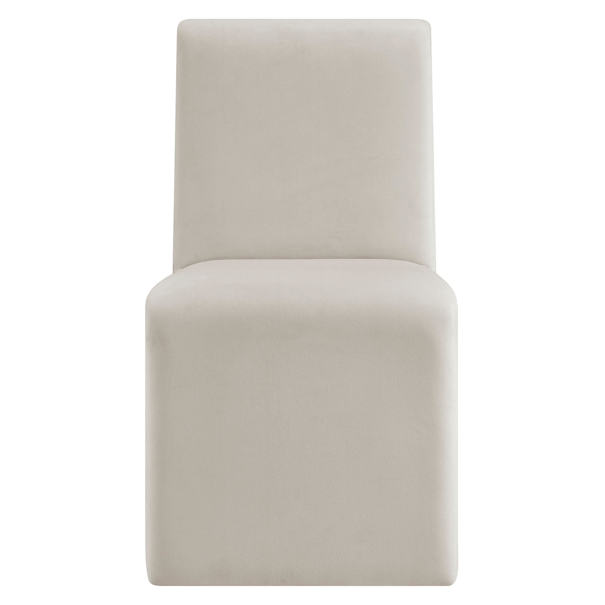Emory Performance Velvet Dining Side Chair Set of 2 - Alabaster