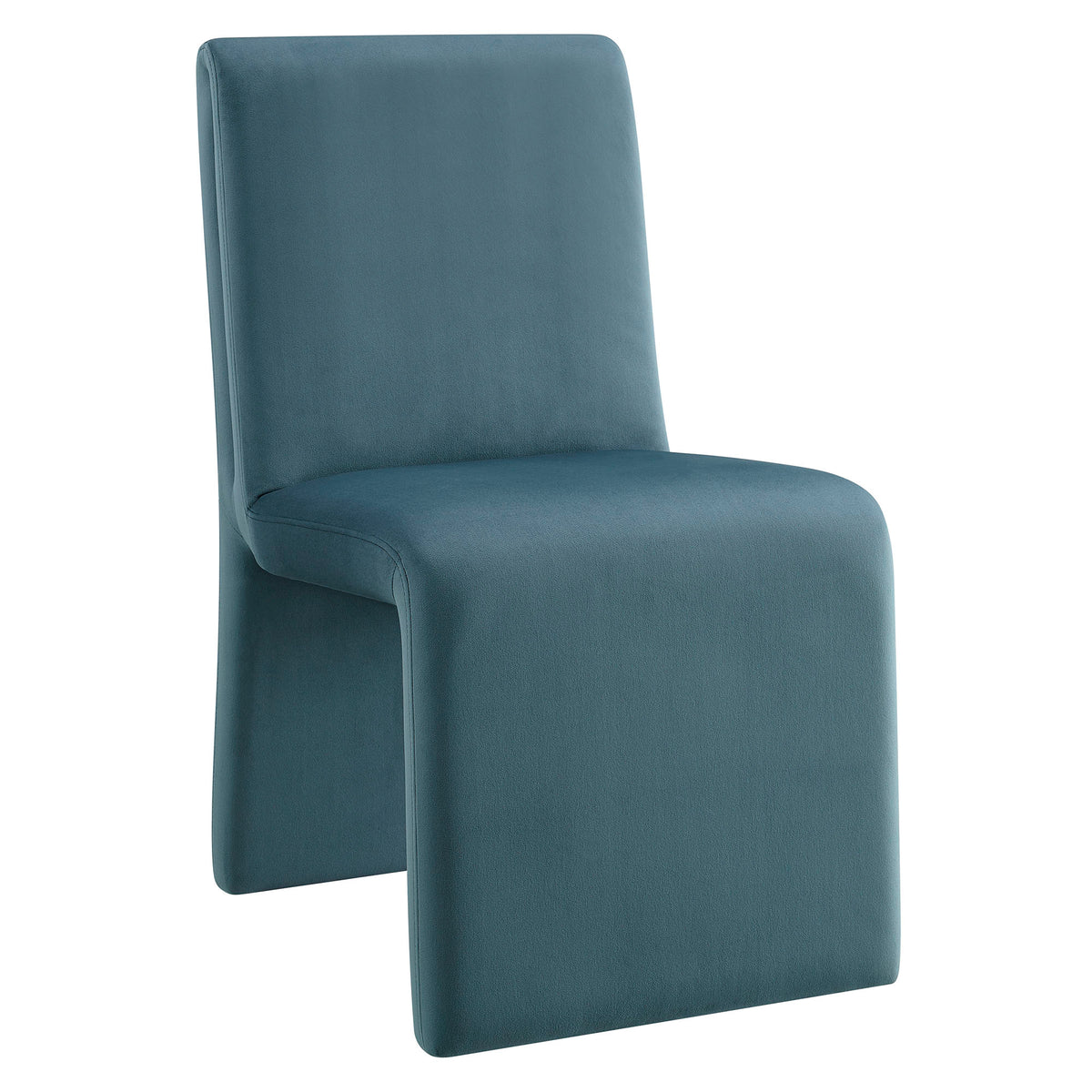 Emory Performance Velvet Dining Side Chair Set of 2 - Cadet Blue