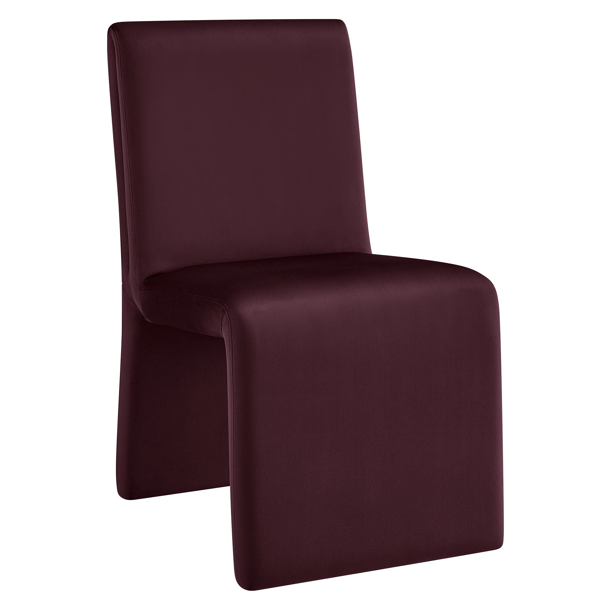 Emory Performance Velvet Dining Side Chair Set of 2 - Mulberry
