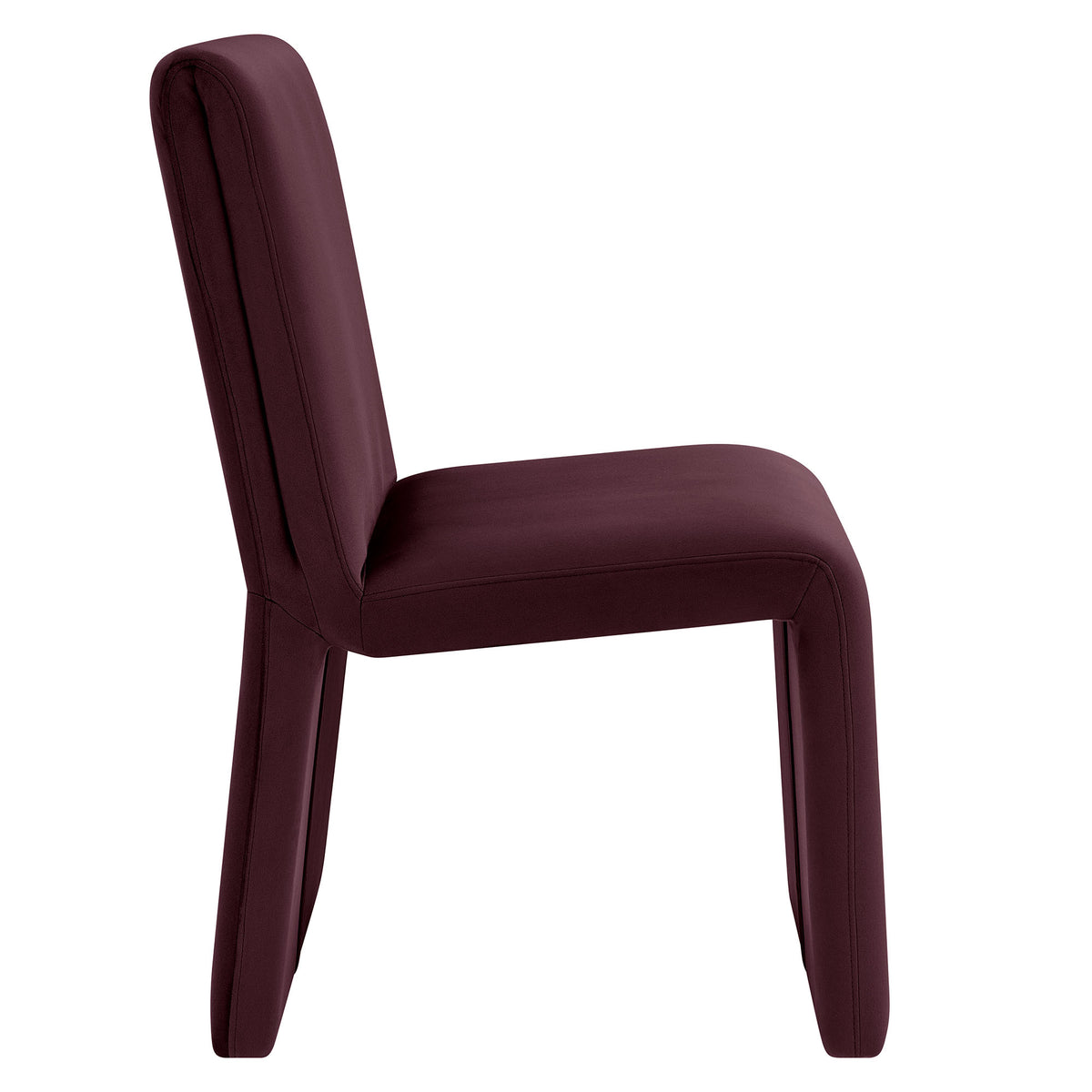 Emory Performance Velvet Dining Side Chair Set of 2 - Mulberry