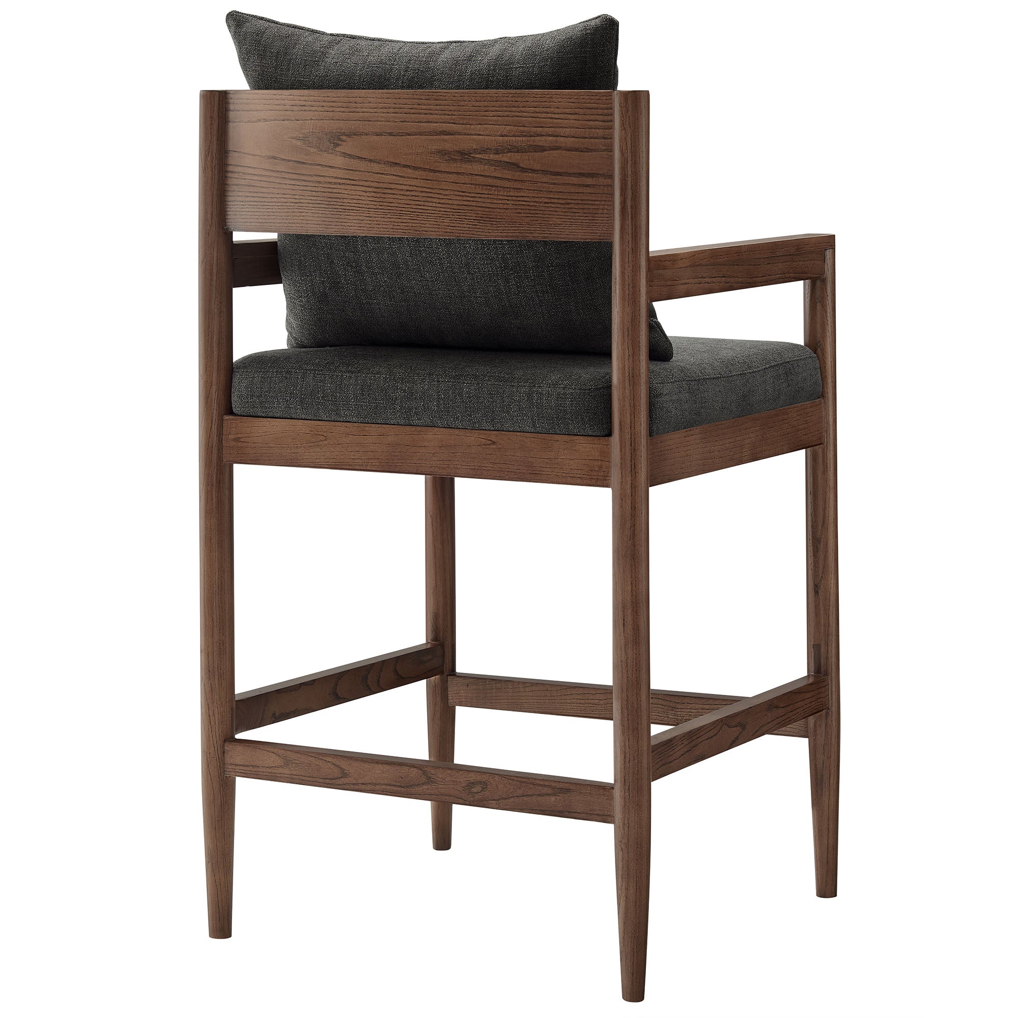 Remington Wood Counter Stool Set of 2 - Charcoal