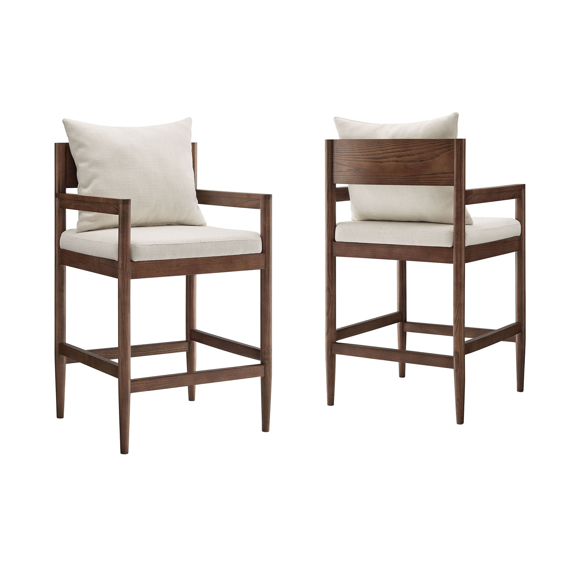 Remington Wood Counter Stool Set of 2 - Salt