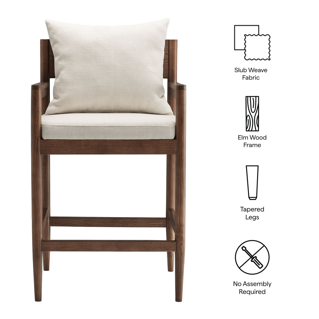 Remington Wood Counter Stool Set of 2 - Salt