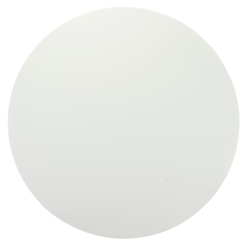 Revolve Round Wood Dining Table - White