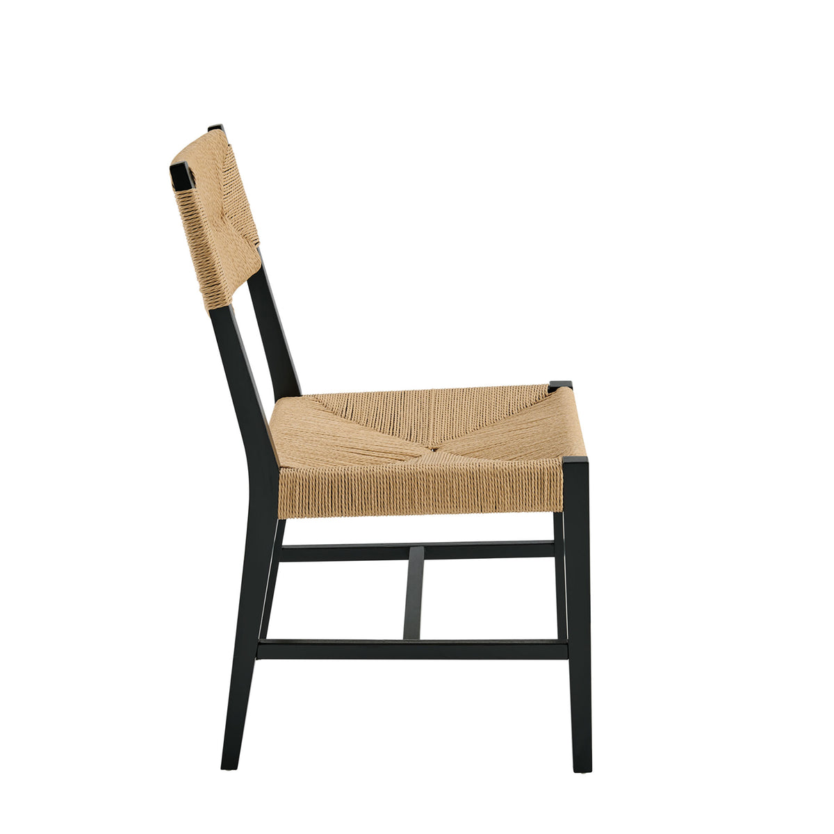 Bodie Wood Dining Chair Set of 2 - Black Natural