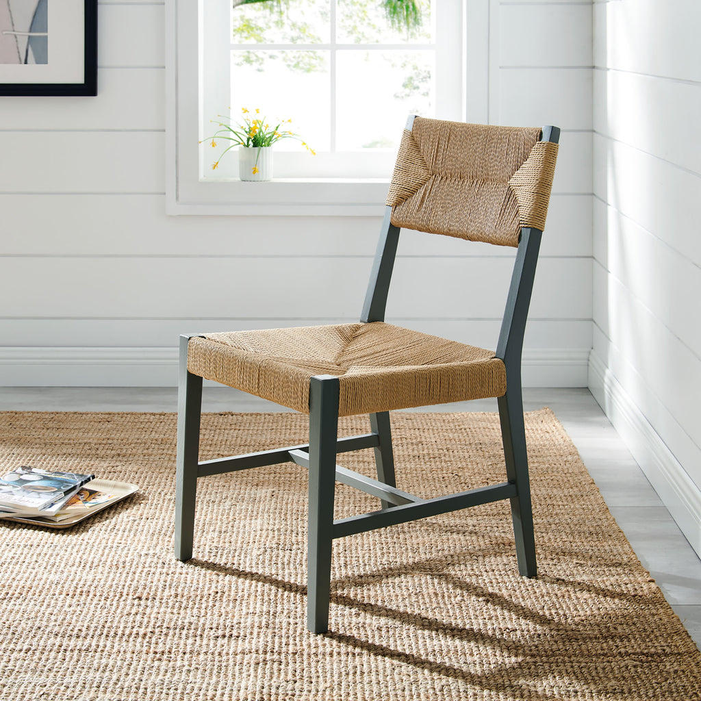 Bodie Wood Dining Chair Set of 2 - Light Gray Natural