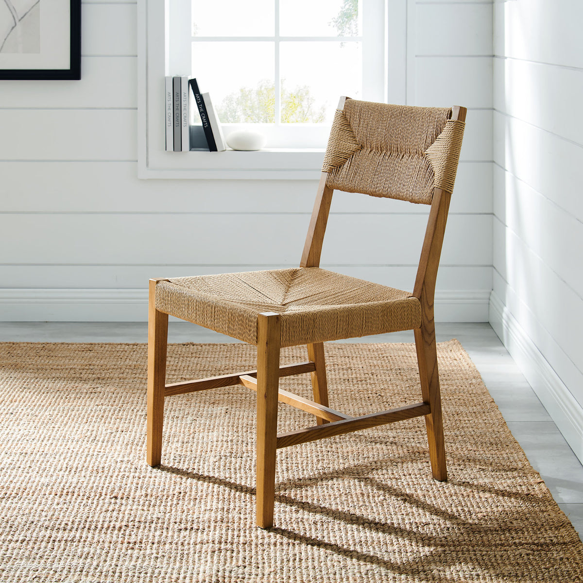 Bodie Wood Dining Chair Set of 2 - Natural Natural