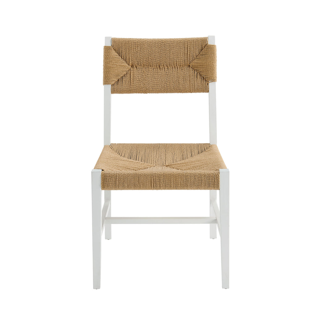 Bodie Wood Dining Chair Set of 2 - White Natural