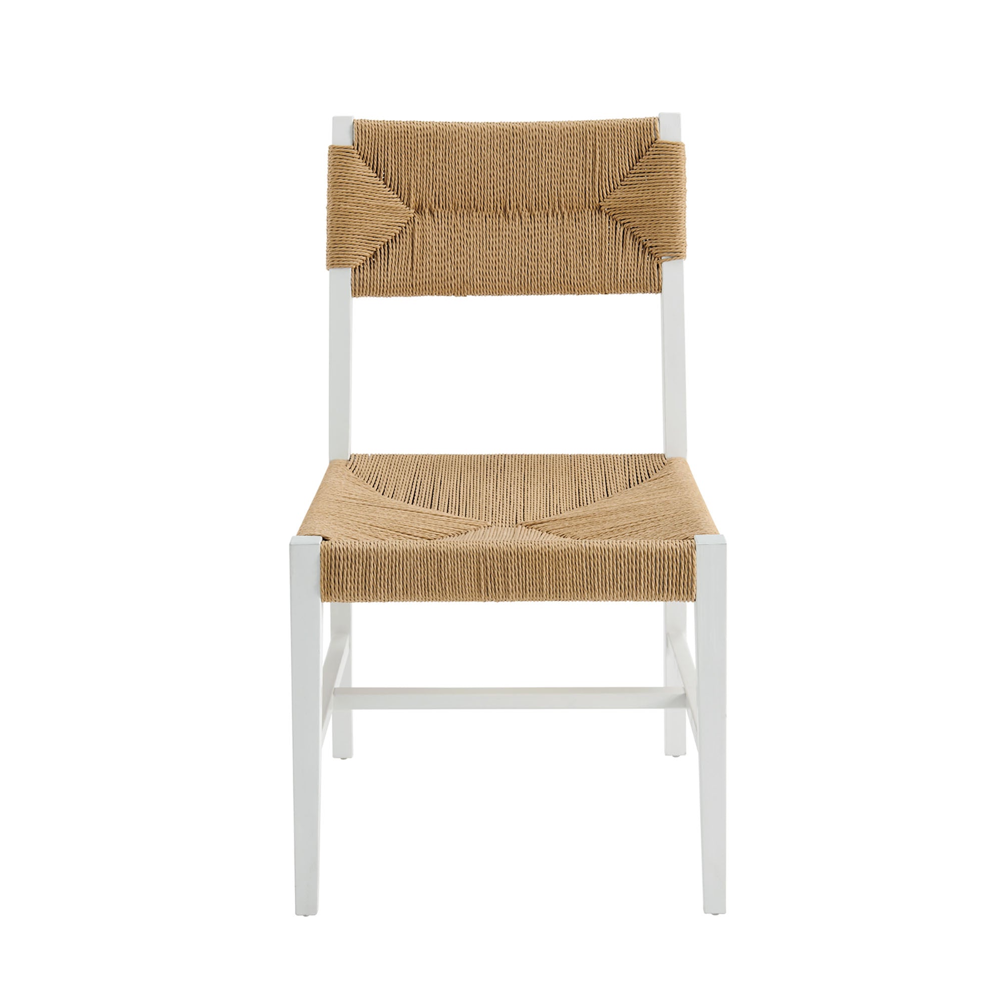 Bodie Wood Dining Chair Set of 2 - White Natural
