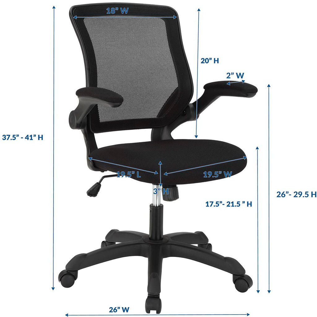 Veer Mesh Office Chair - Black