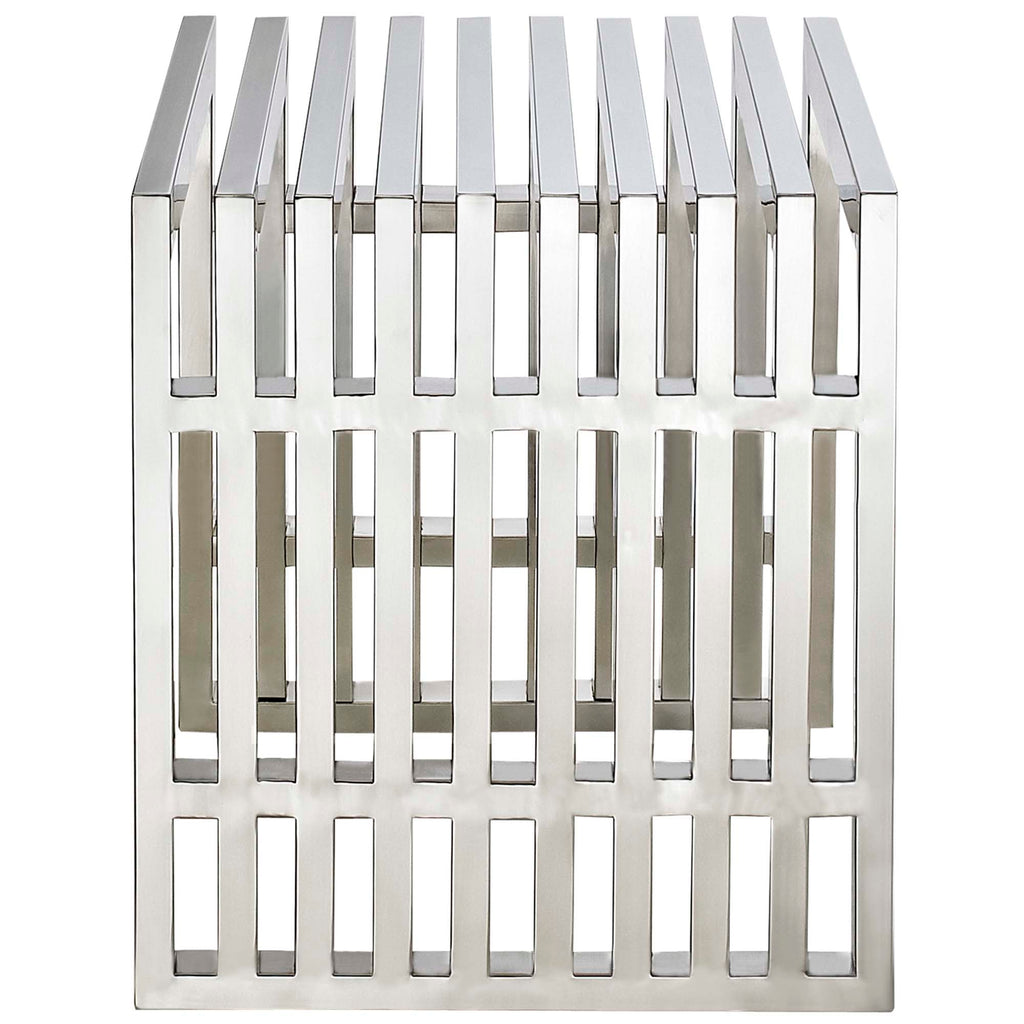 Gridiron Benches Set of 3 - Silver