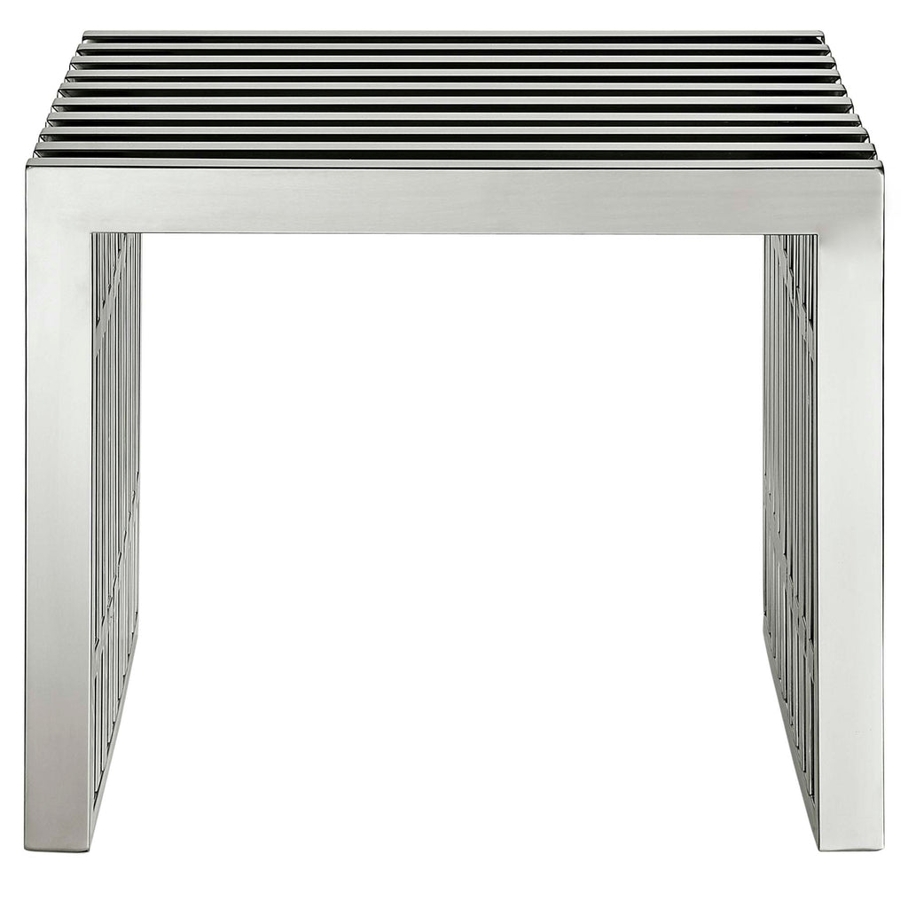 Gridiron Benches Set of 3 - Silver