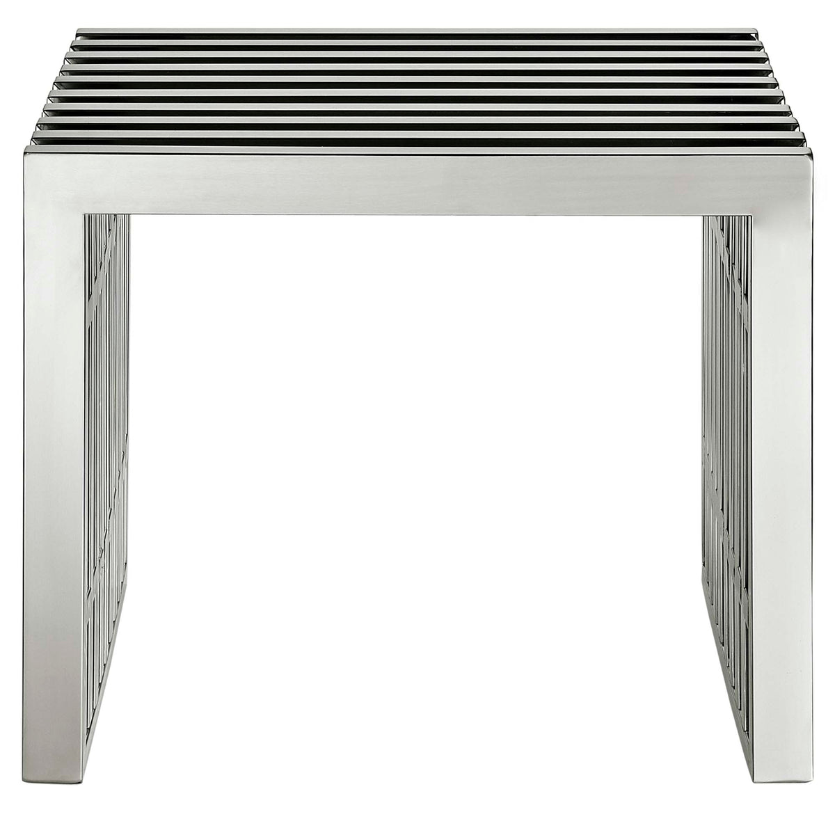 Gridiron Benches Set of 3 - Silver