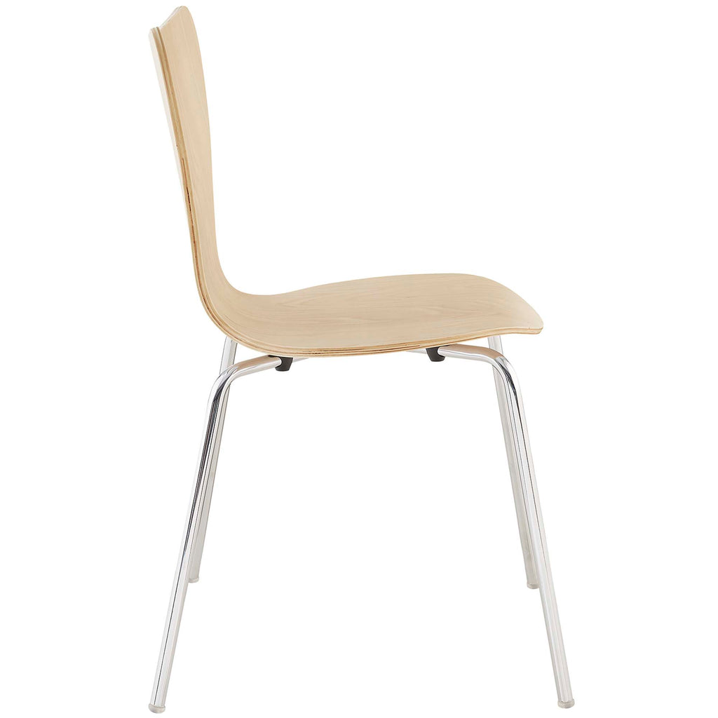 Revolve 3 Piece Dining Set - White Natural