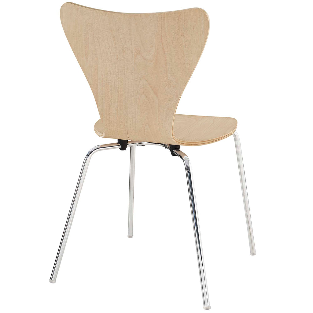 Revolve 3 Piece Dining Set - White Natural