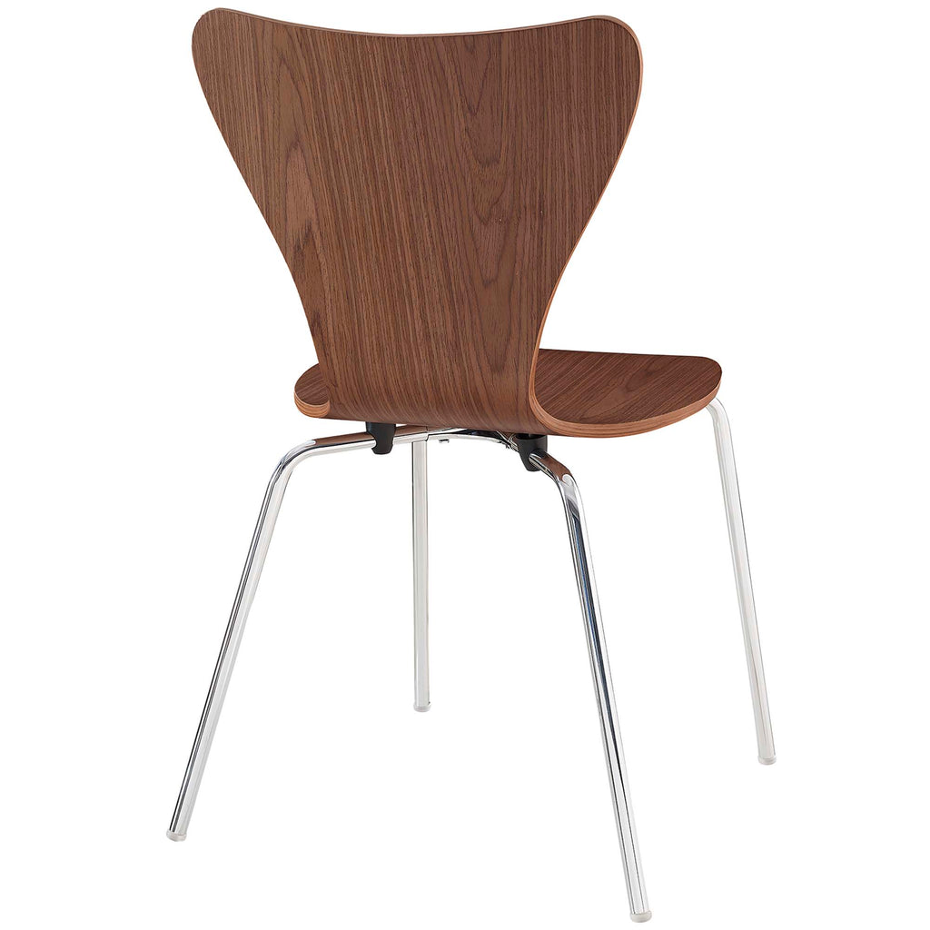 Revolve 3 Piece Dining Set - White Walnut