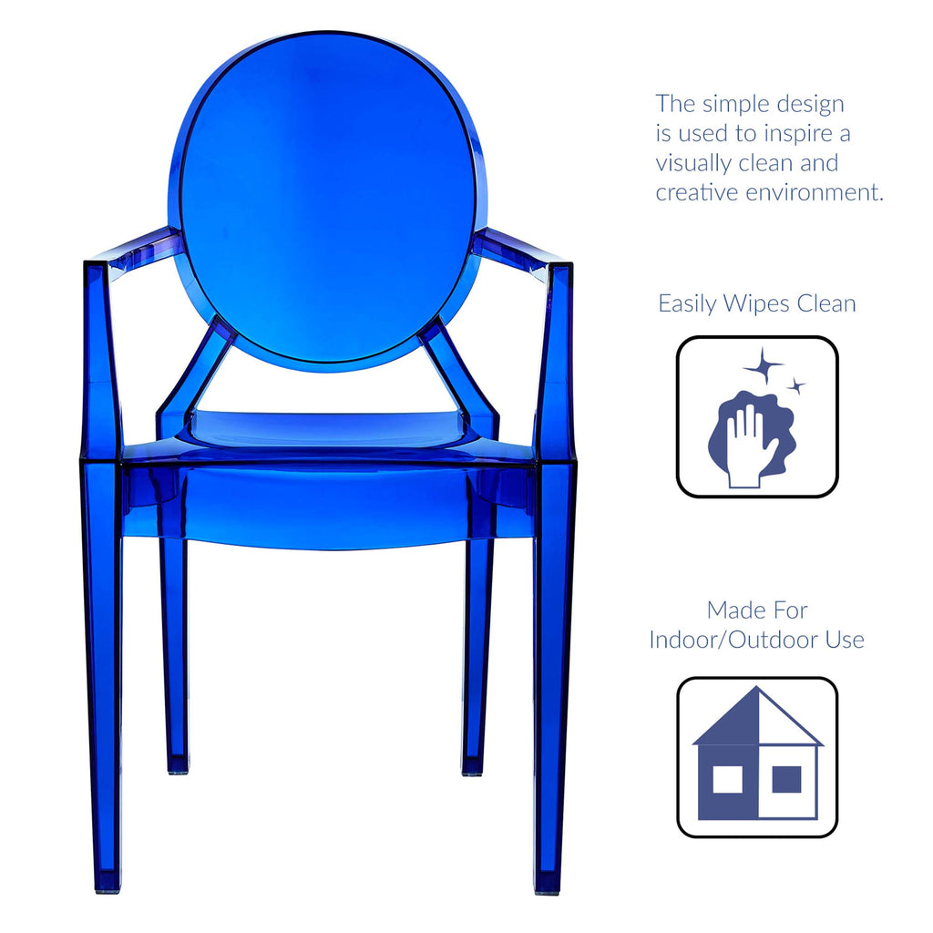 Casper Dining Armchairs Set of 2 - Blue