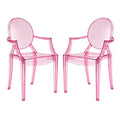 Casper Dining Armchairs Set of 2 - Pink