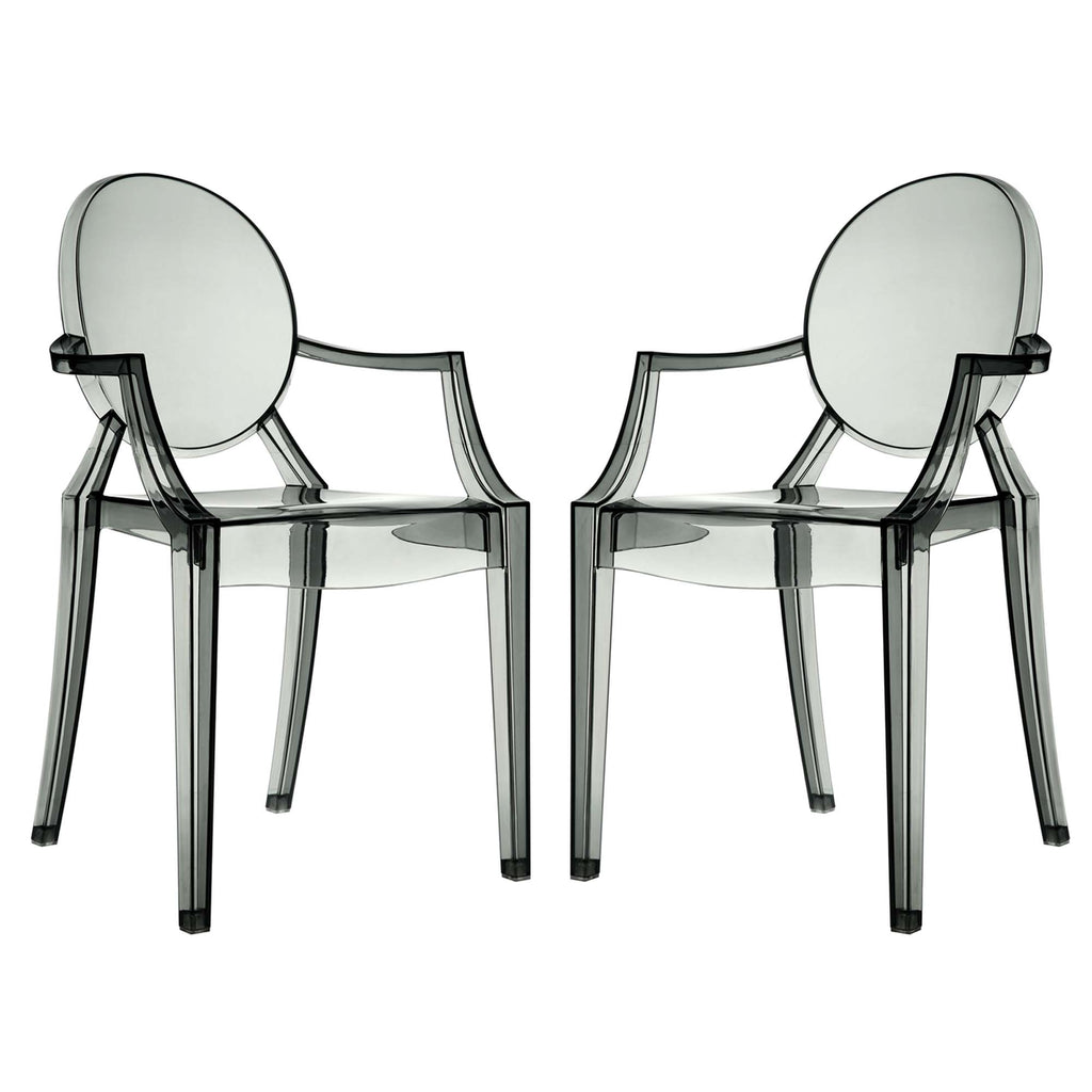 Casper Dining Armchairs Set of 2 - Smoke