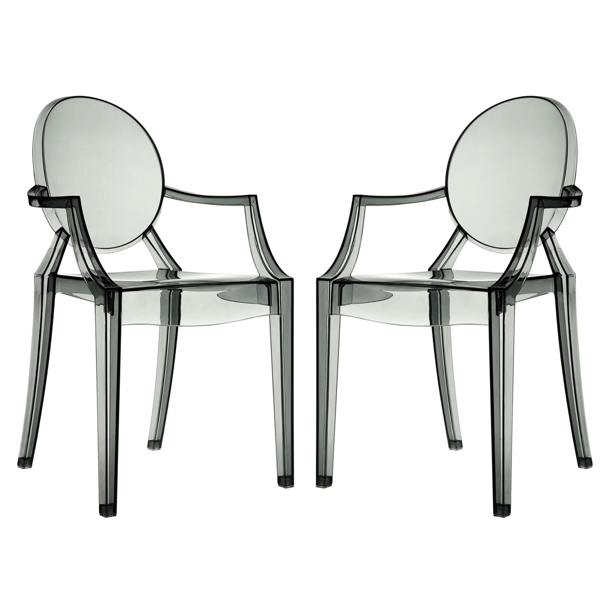 Casper Dining Armchairs Set of 2 - Smoke