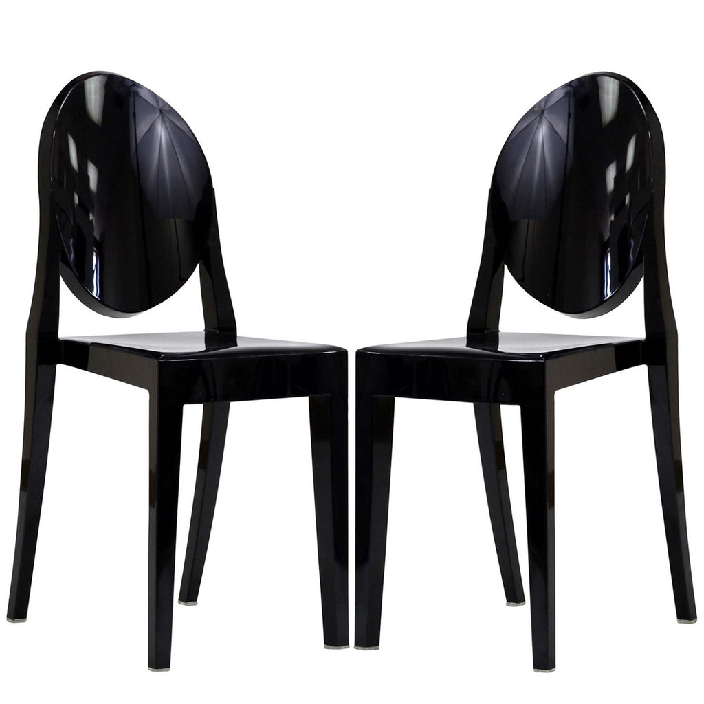 Casper Dining Chairs Set of 2 - Black