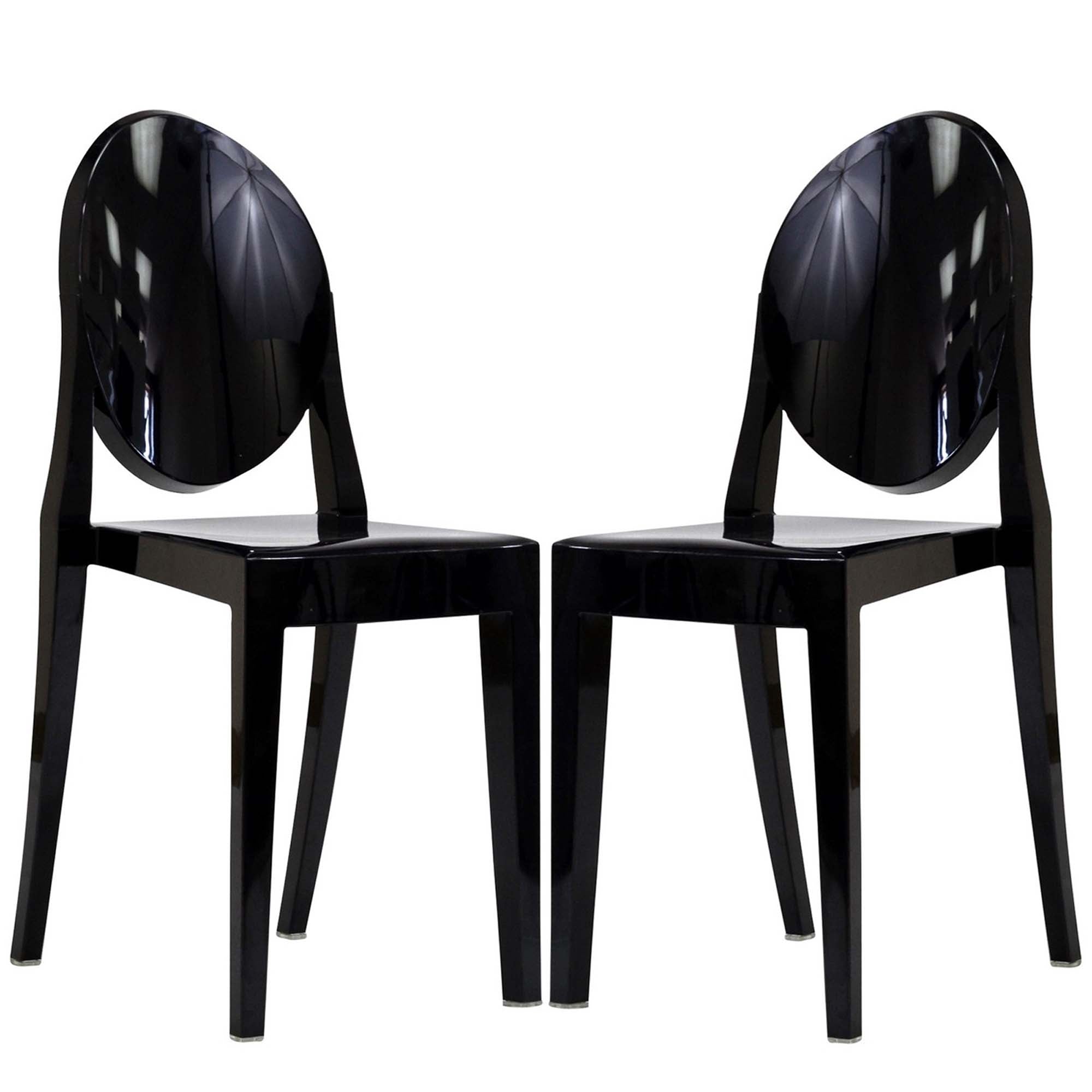 Casper Dining Chairs Set of 2 - Black