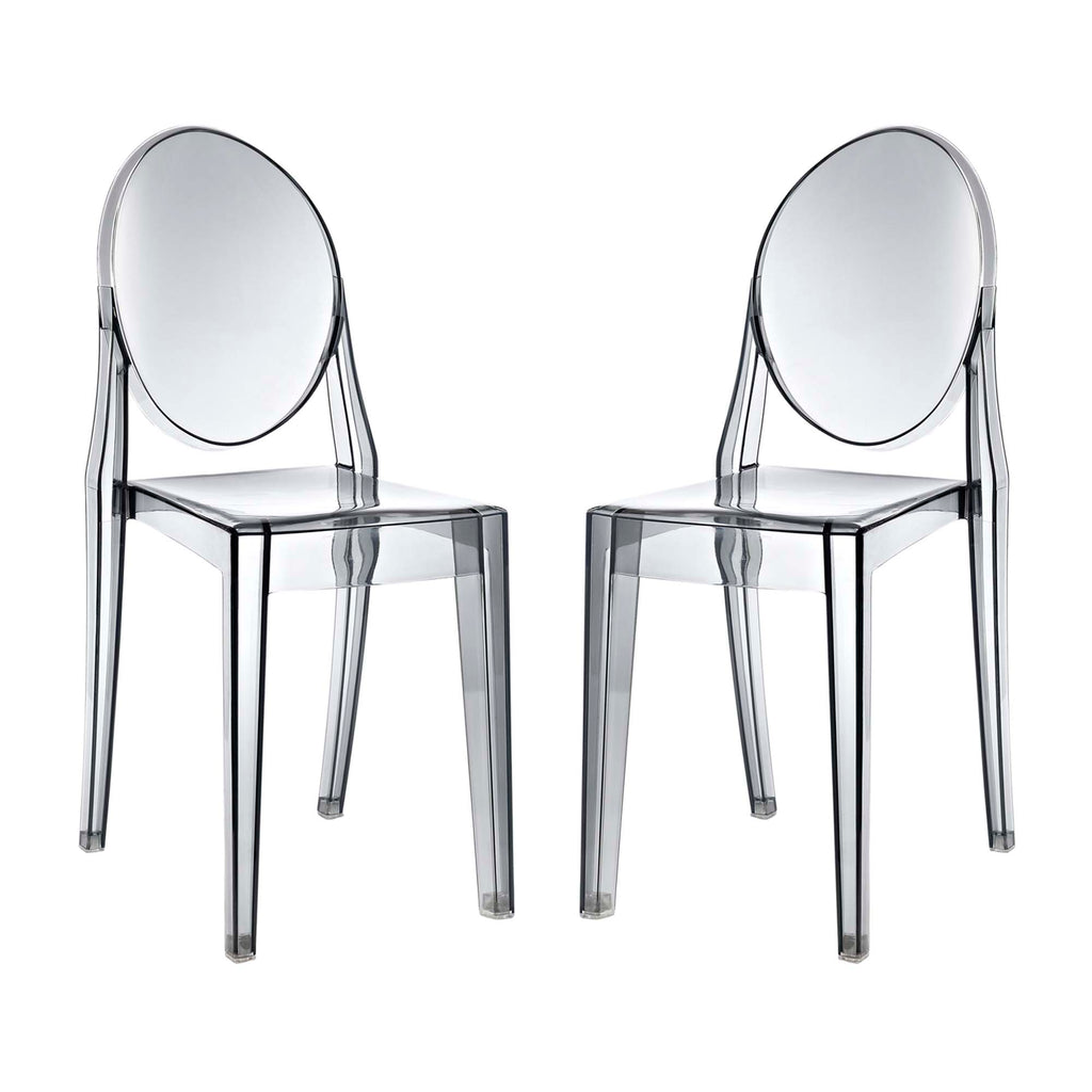 Casper Dining Chairs Set of 2 - Smoke