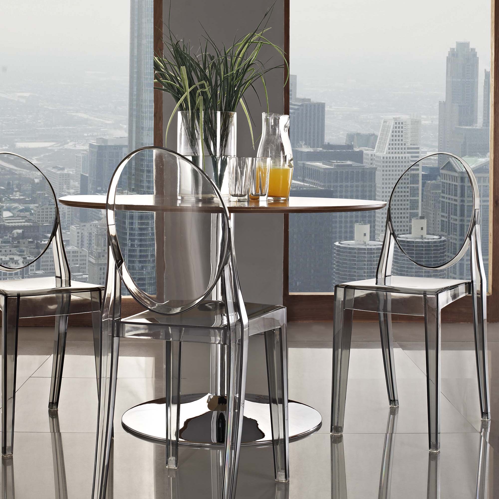 Casper Dining Chairs Set of 2 - Smoke