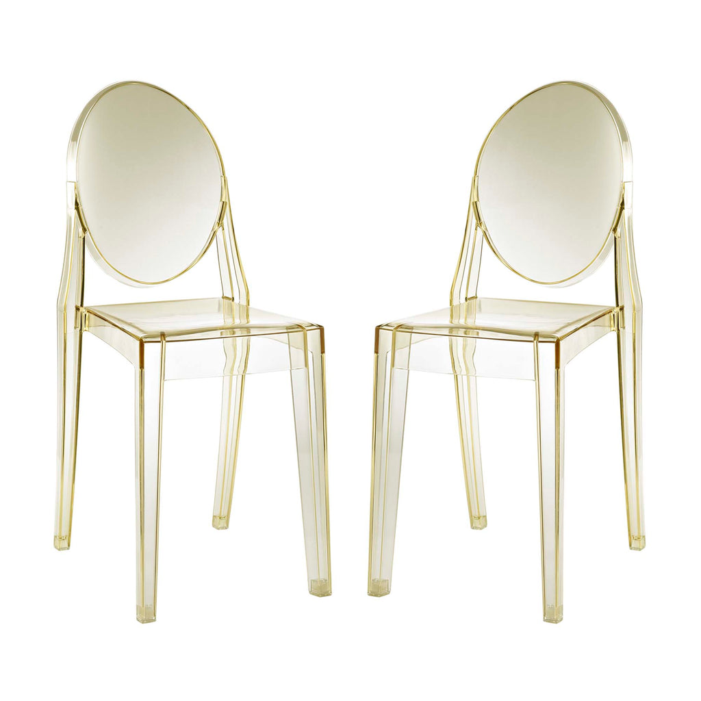 Casper Dining Chairs Set of 2 - Yellow