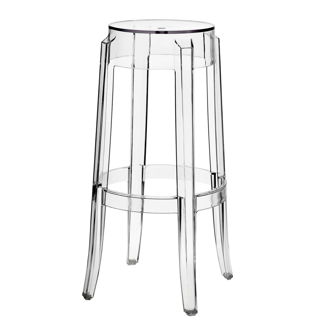 Casper Bar Stool Backless Set of 2 - Clear