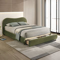 Grimsby Storage Bed - Olive Green Performance Velvet - King