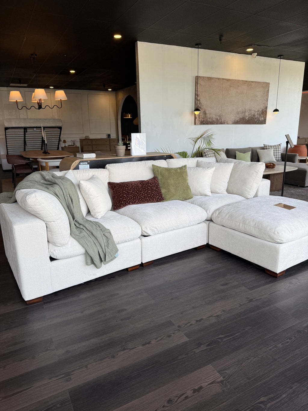 Cloud Lux 4-Piece Upholstered Modular Sectional Sofa