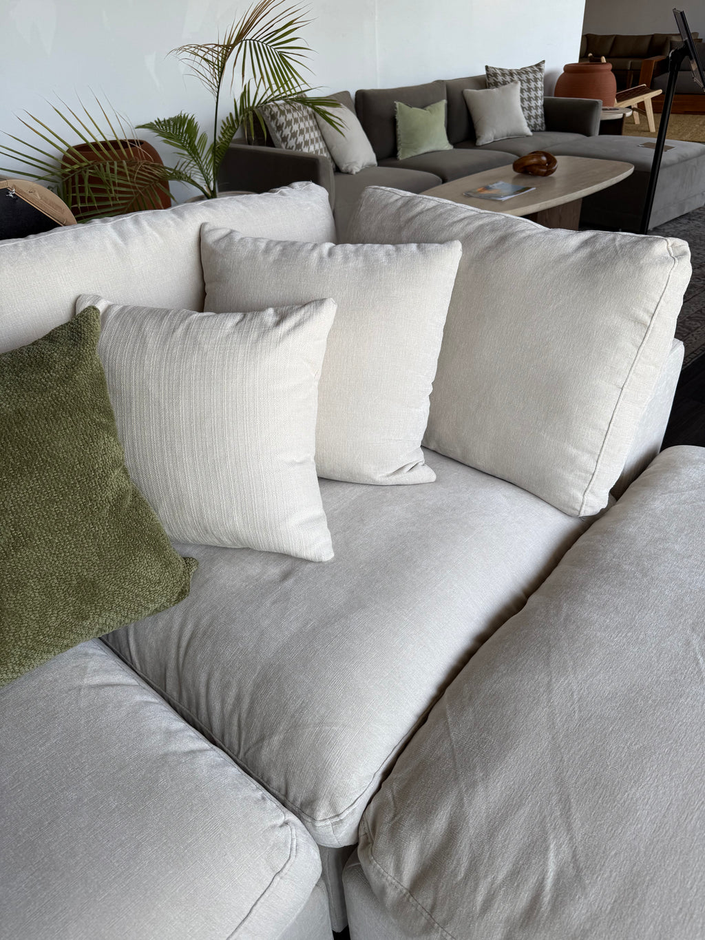 Cloud Lux 4-Piece Upholstered Modular Sectional Sofa