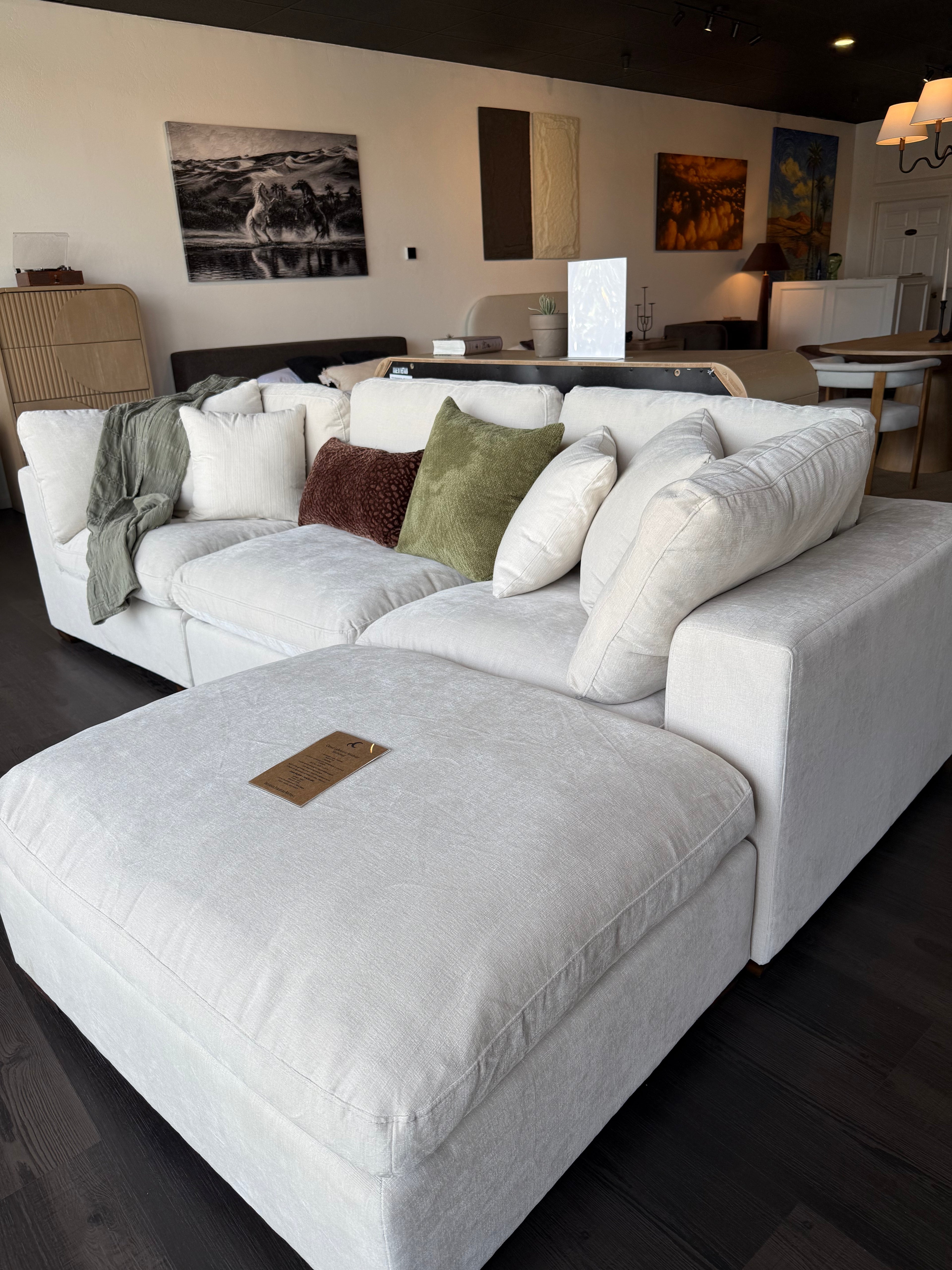 Cloud Lux 4-Piece Upholstered Modular Sectional Sofa