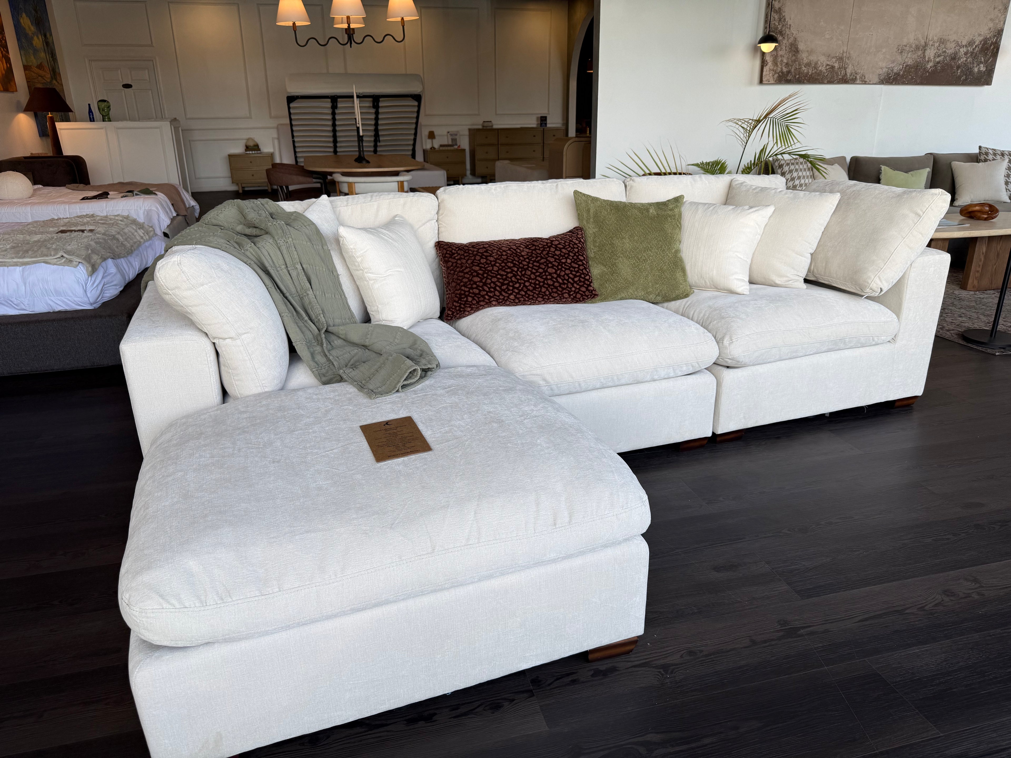 Cloud Lux 4-Piece Upholstered Modular Sectional Sofa