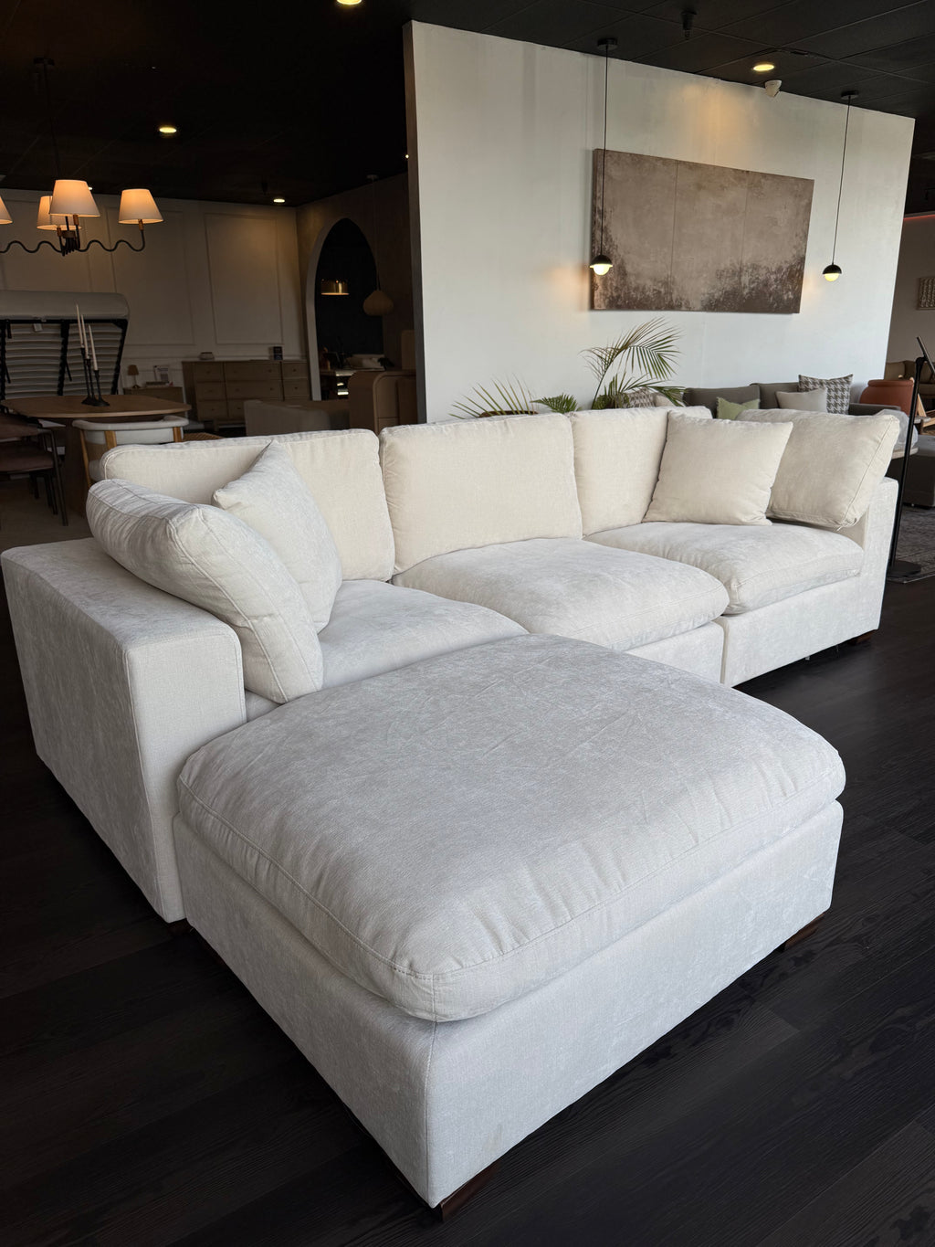 Cloud Lux 4-Piece Upholstered Modular Sectional Sofa