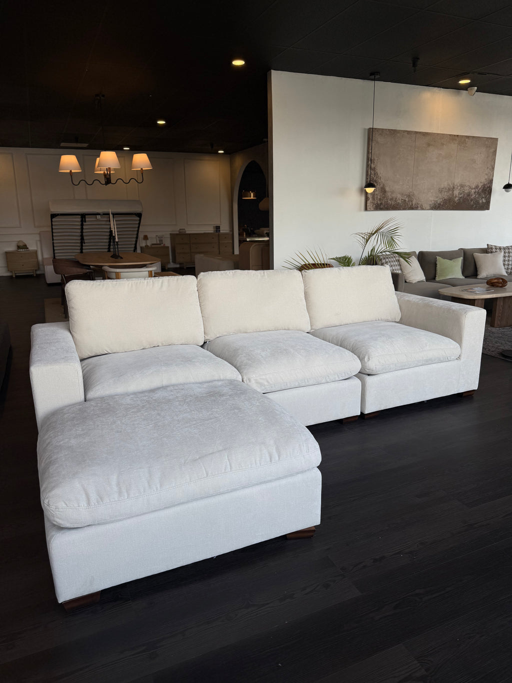 Cloud Lux 4-Piece Upholstered Modular Sectional Sofa