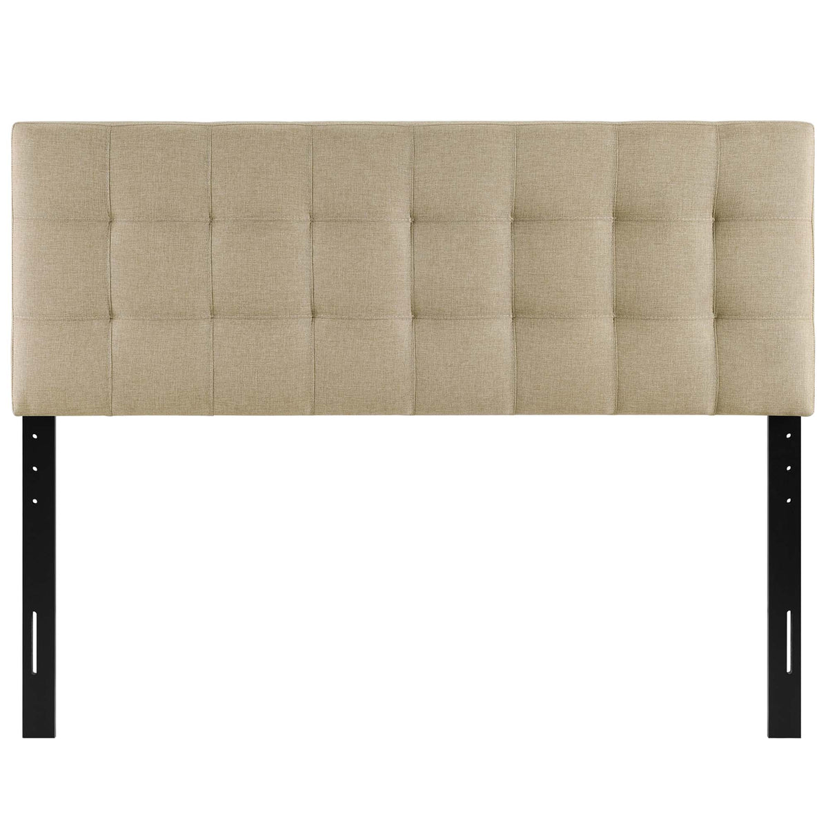 Lily Upholstered Fabric Full Headboard - Beige