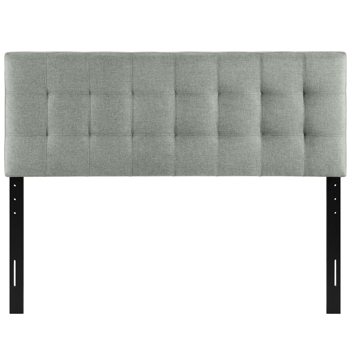 Lily Upholstered Fabric Full Headboard - Gray