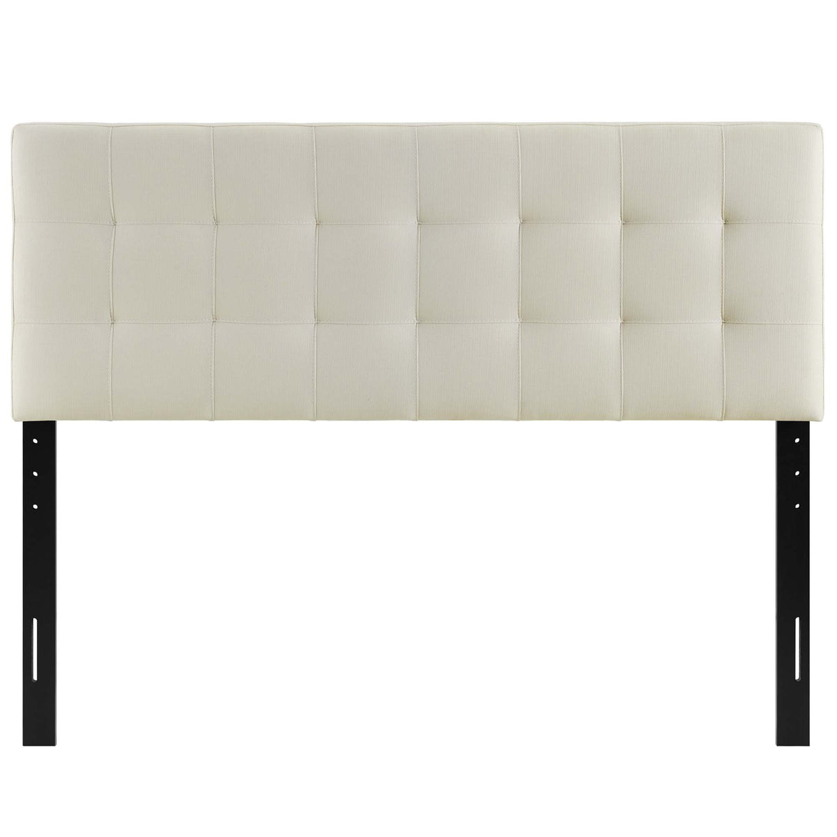 Lily Upholstered Fabric Full Headboard - Ivory
