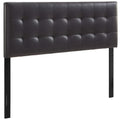 Lily Upholstered Vinyl Full Headboard - Brown