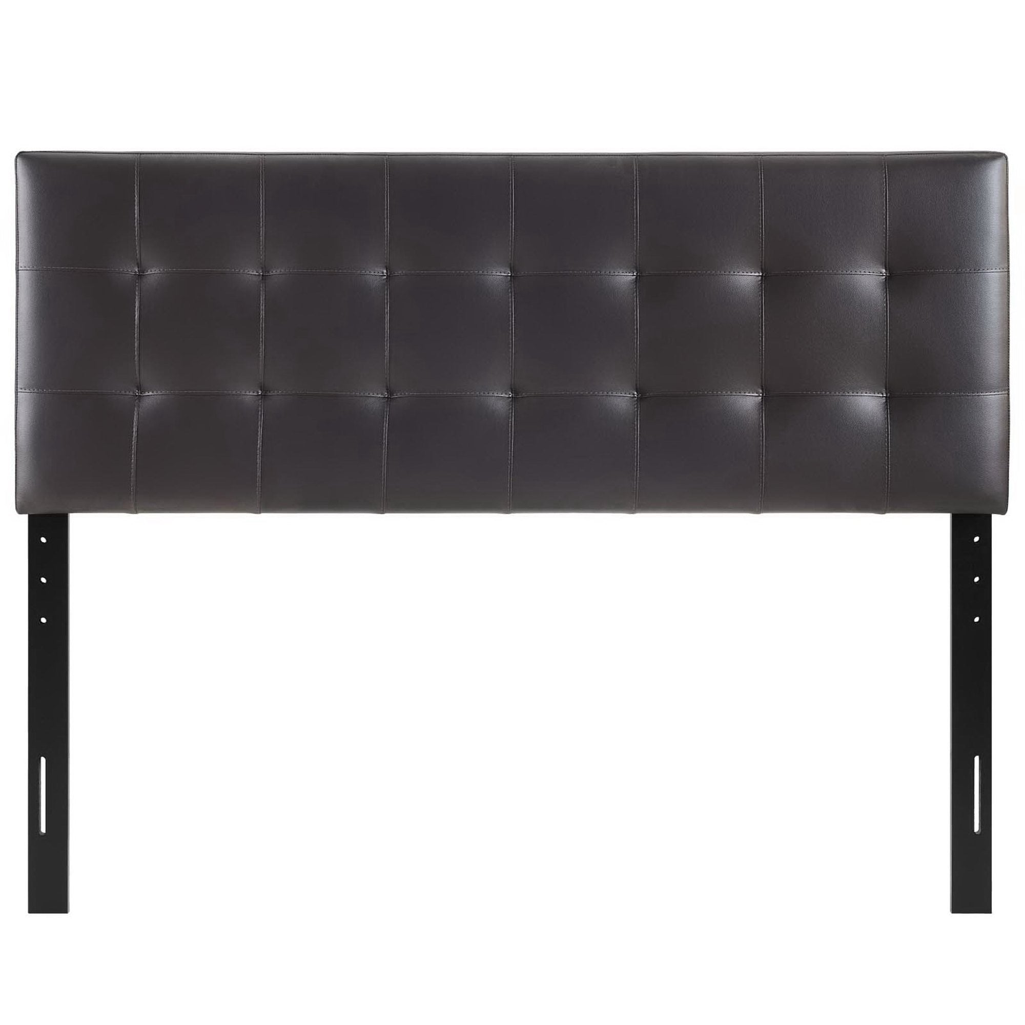 Lily Upholstered Vinyl Full Headboard - Brown