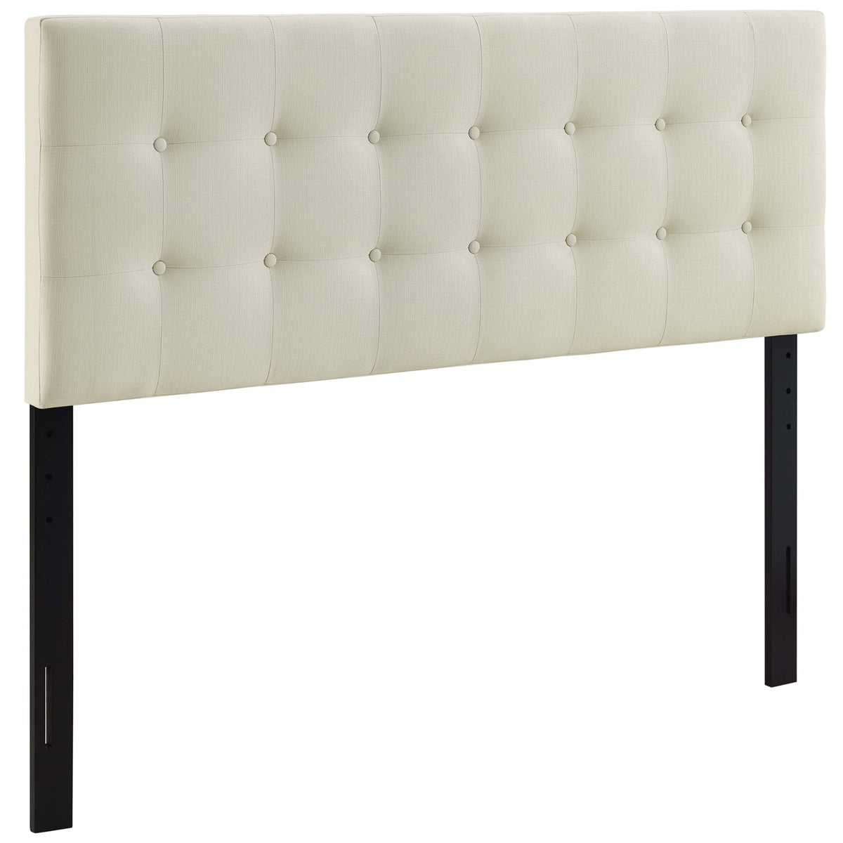 Emily Upholstered Fabric Full Headboard - Ivory