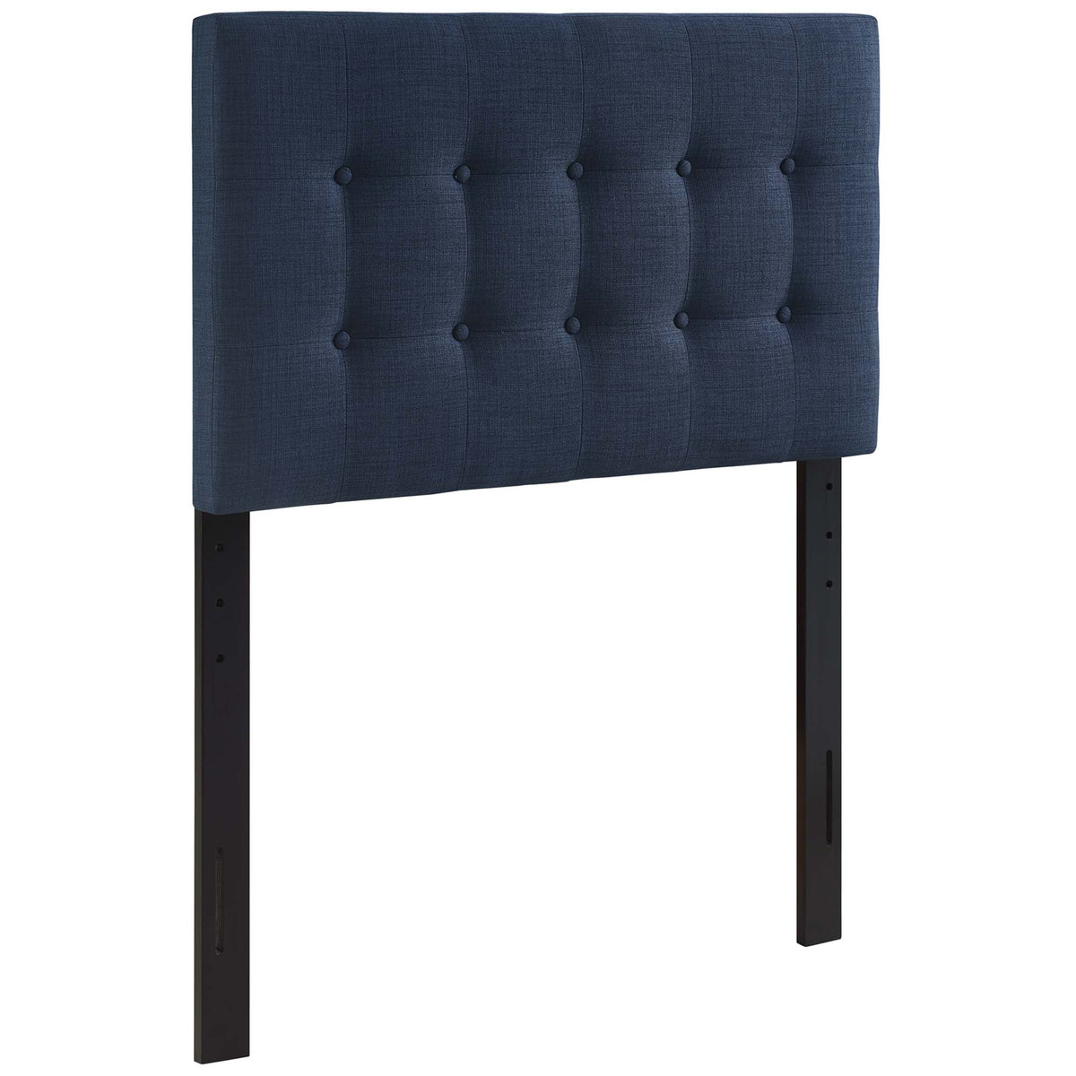 Emily Upholstered Fabric Twin Headboard - Navy