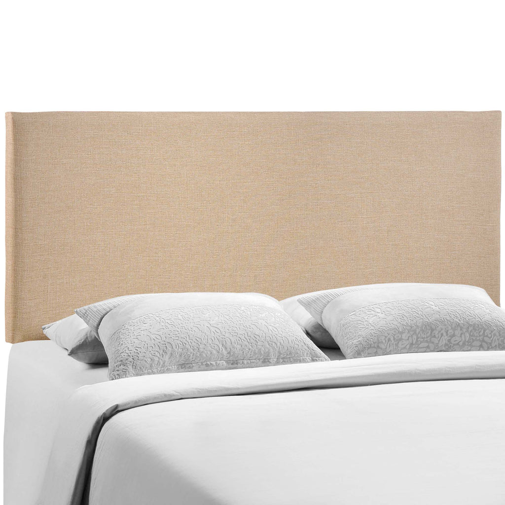 Region Upholstered Queen Headboard - Cafe