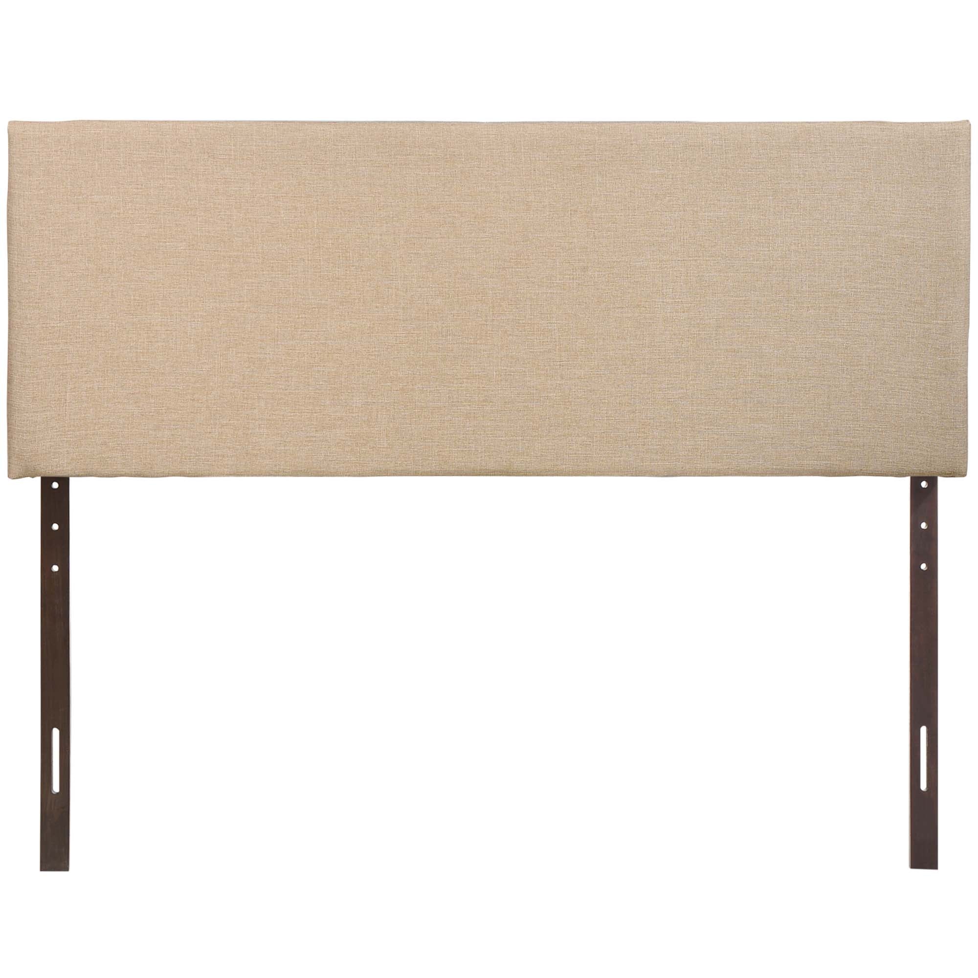Region Upholstered Queen Headboard - Cafe