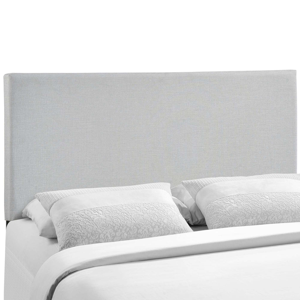 Region Upholstered Queen Headboard - Sky Gray