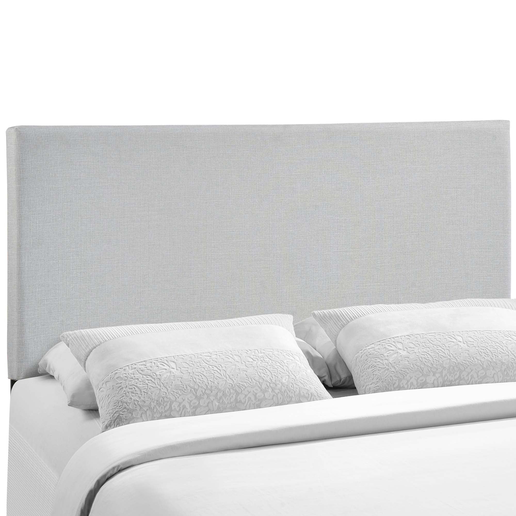 Region Upholstered Queen Headboard - Sky Gray