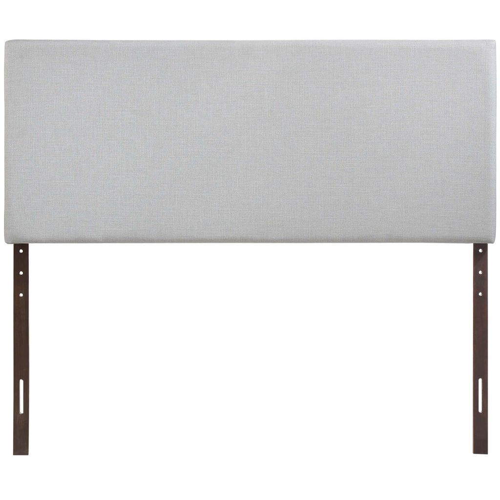Region Upholstered Queen Headboard - Sky Gray